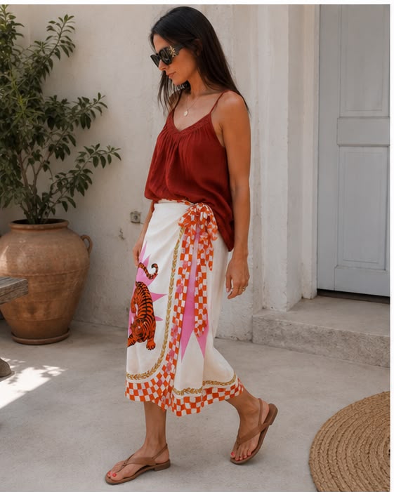 TIGER FOULARD