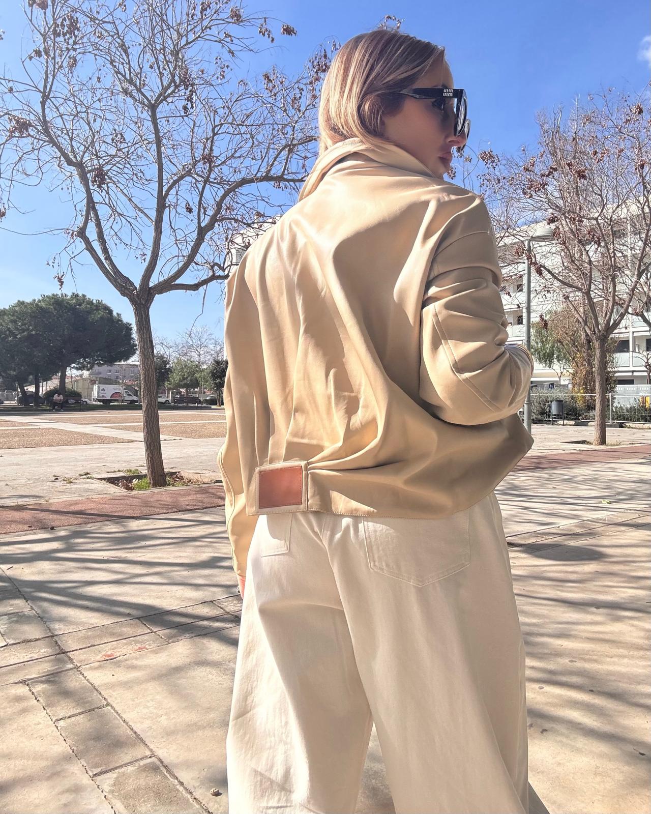 LOLA ECO LEATHER BOMBER