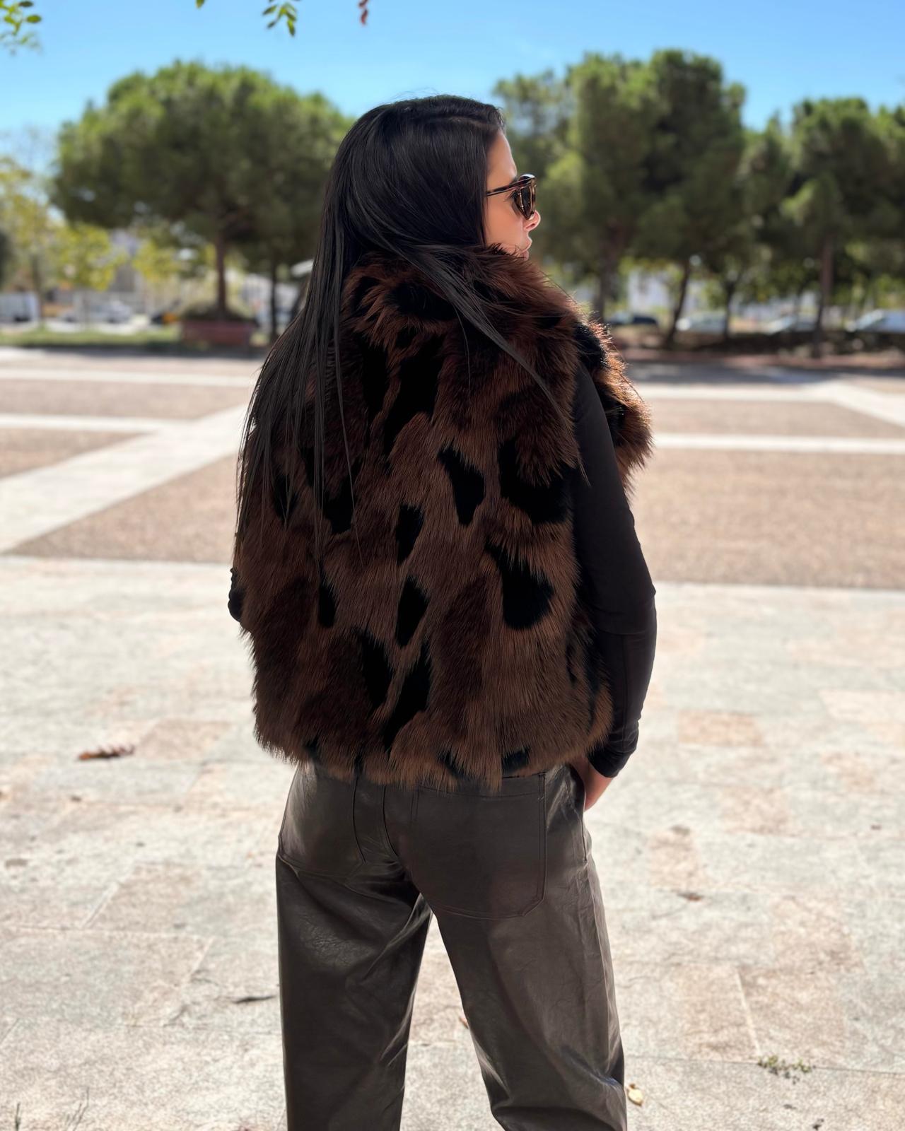 TIANA FAUX FUR VEST