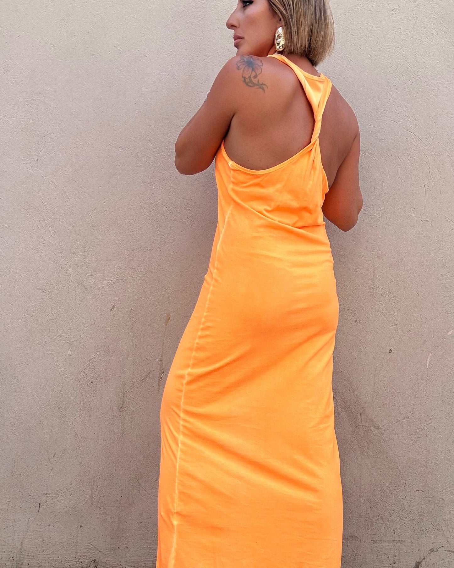 MARTHA FLÚOR LONG DRESS