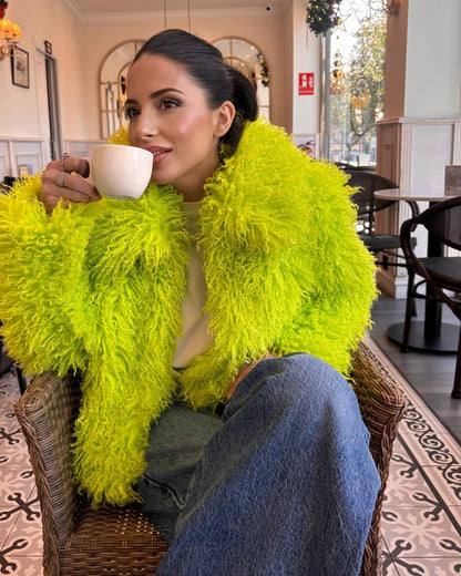 CARRIE FAUX SHEARLING JACKET