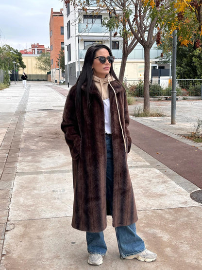 AMALIA FAUX MINK COAT