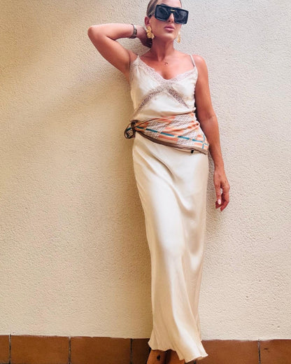 SALLY SILK SKIRT