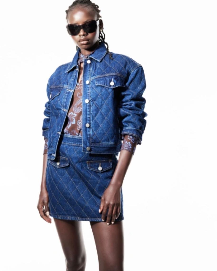 KAREN DENIM SKIRT