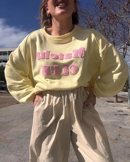 SUDADERA MATCHA CLUB