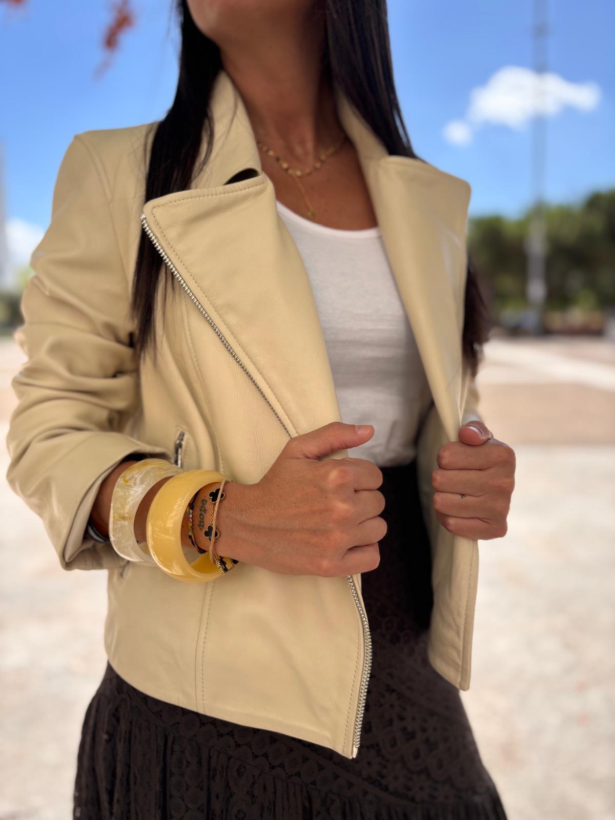CLARA LEATHER JACKET