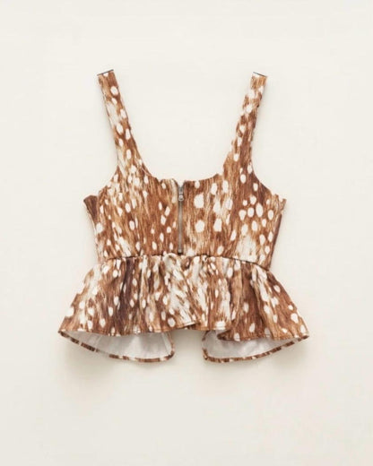 BAMBI PEPLUM TOP