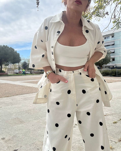 POLKA DOTS SLOUCHY