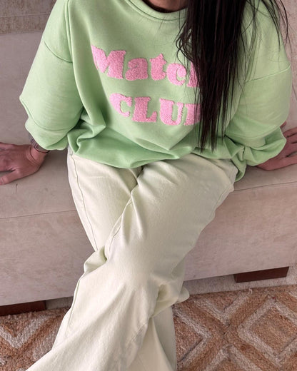 SUDADERA MATCHA CLUB