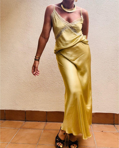 SALLY SILK SKIRT