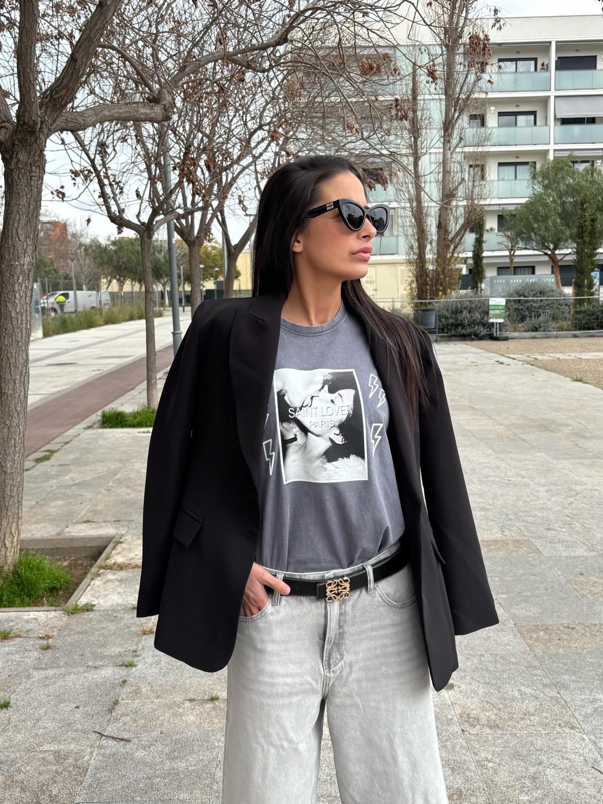 SAINT LOVER GREY T-SHIRT