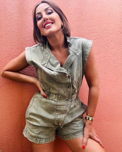 MONO SHORT GREEN CHANTAL
