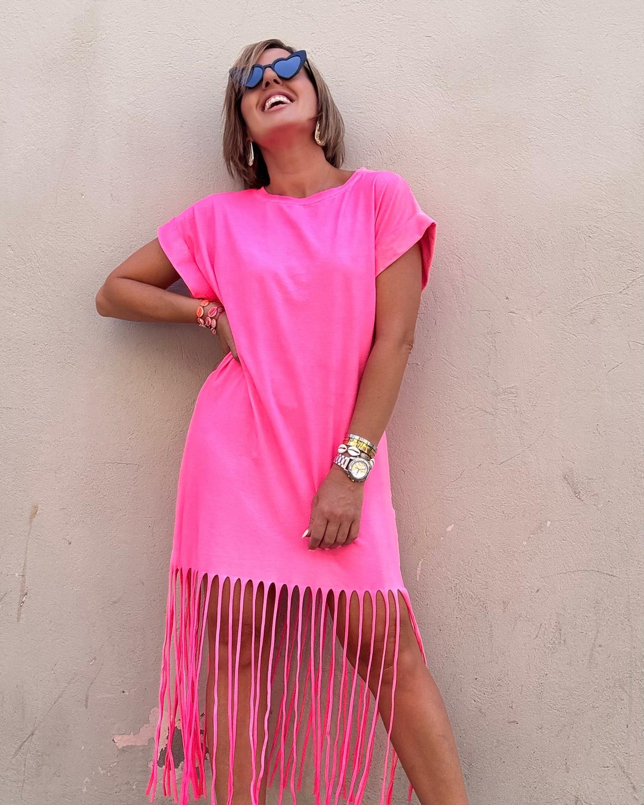 LAU FLÚOR SHORT DRESS