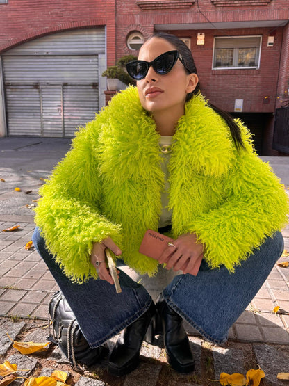 CARRIE FAUX SHEARLING JACKET