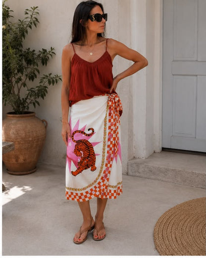 TIGER FOULARD