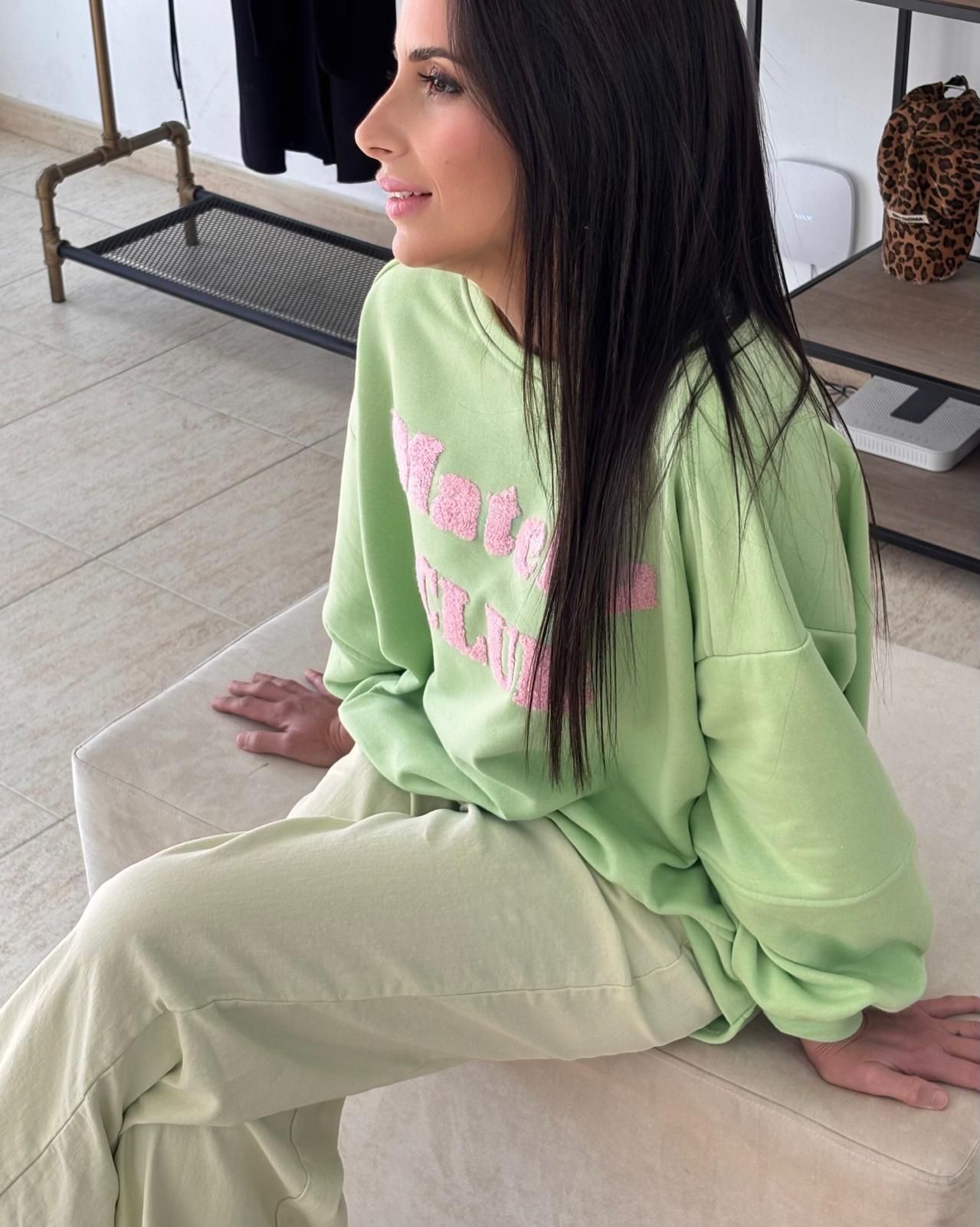 SUDADERA MATCHA CLUB