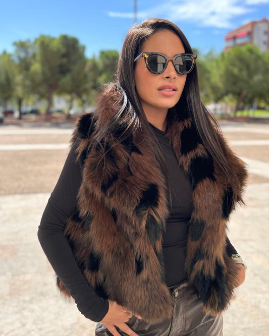 TIANA FAUX FUR VEST