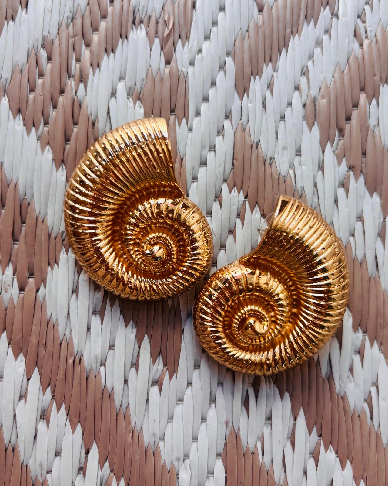 SHELL GOLD E-RING