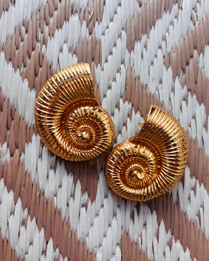 SHELL GOLD E-RING