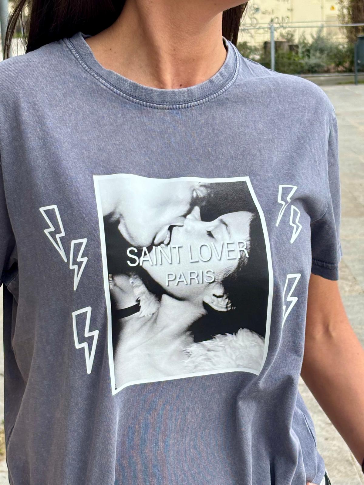 SAINT LOVER GREY T-SHIRT