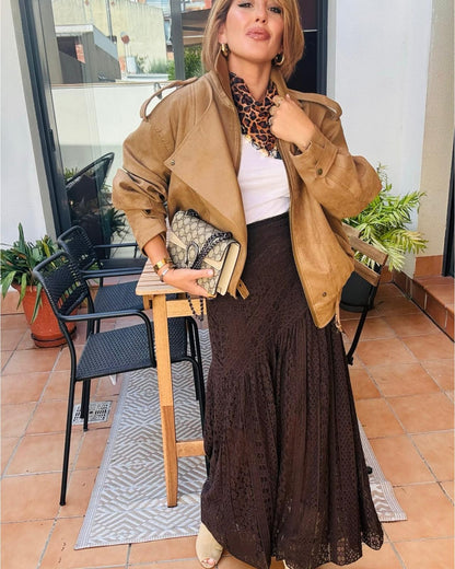 KAREN FAUX SUEDE JACKET