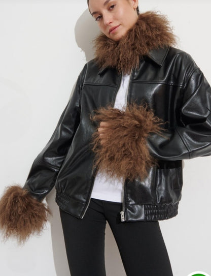 SHEEP BROWN CUELLO /TURBANTE