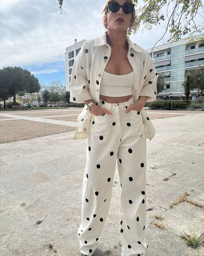 POLKA DOTS SLOUCHY